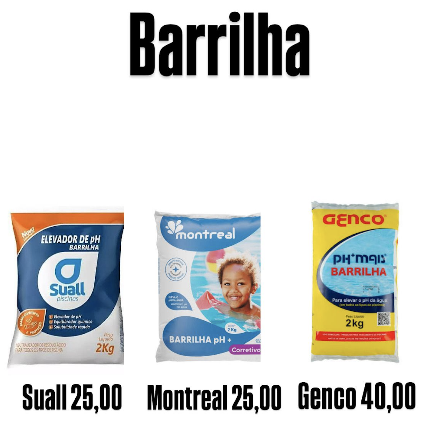 Barrilha pH+ 2kg