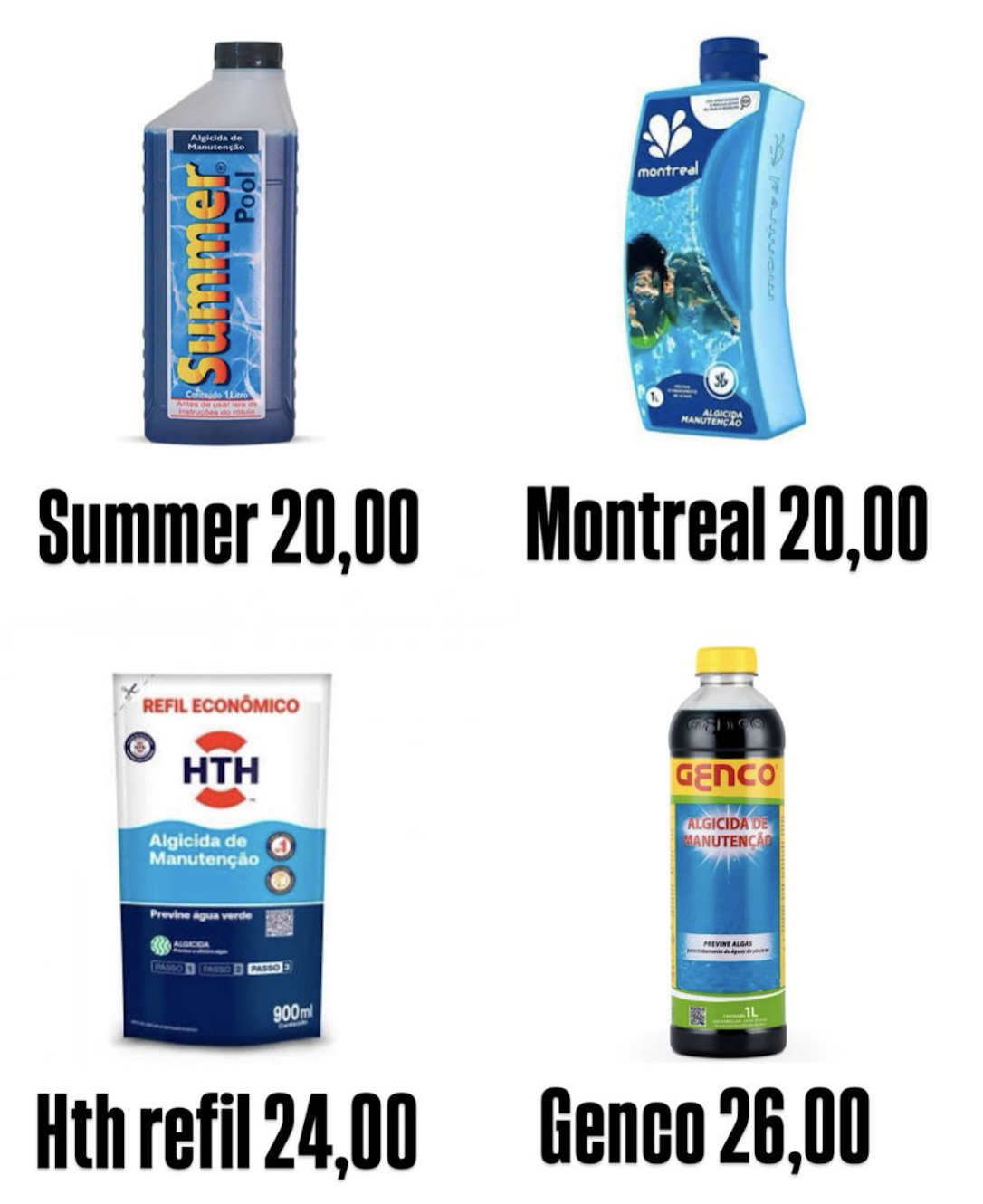 Algicida Manutencao